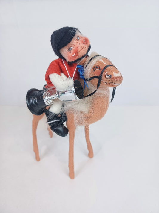 10" Horse with 5" Equestrian Kid a (no base) 994392 Annalee