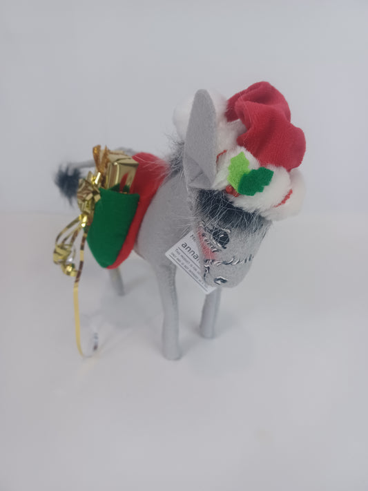8" Christmas Donkey 750809 Annalee