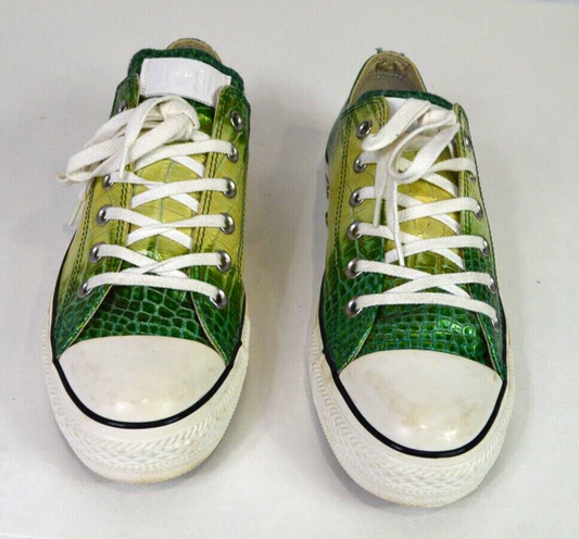Converse Chuck Taylor All Star Low Top Shoes Unisex Snake Green/Yellow RARE