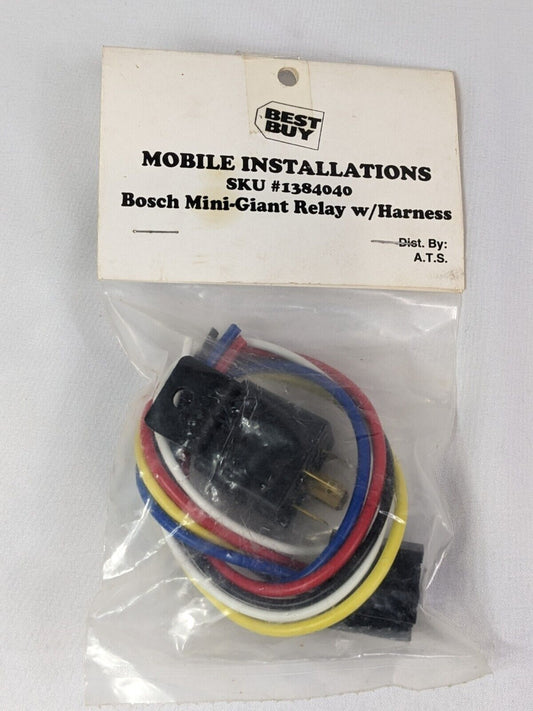 Mobile Installations 1384040 Bosch Mini-Giant Relay with Harness