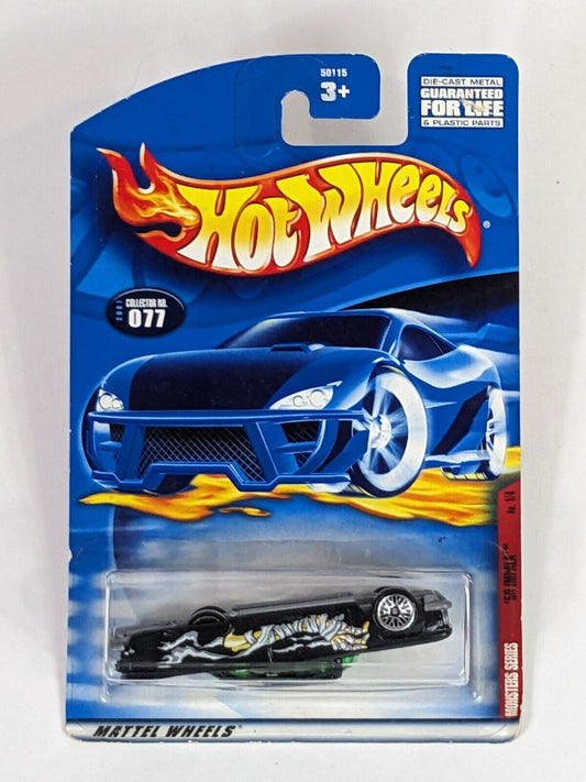 Upside Down Hot Wheels Monster Series '59 Impala No. 1/4  2001 Collector No. 077