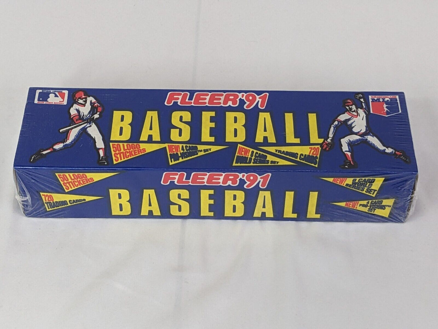 Fleer '91 MLB Major League Baseball Logo Stickers and Trading Cards Sealed