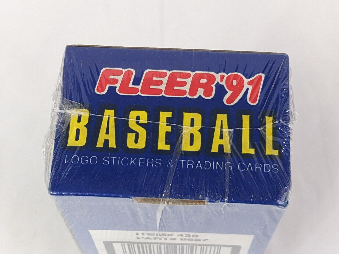 Fleer '91 MLB Major League Baseball Logo Stickers and Trading Cards Sealed