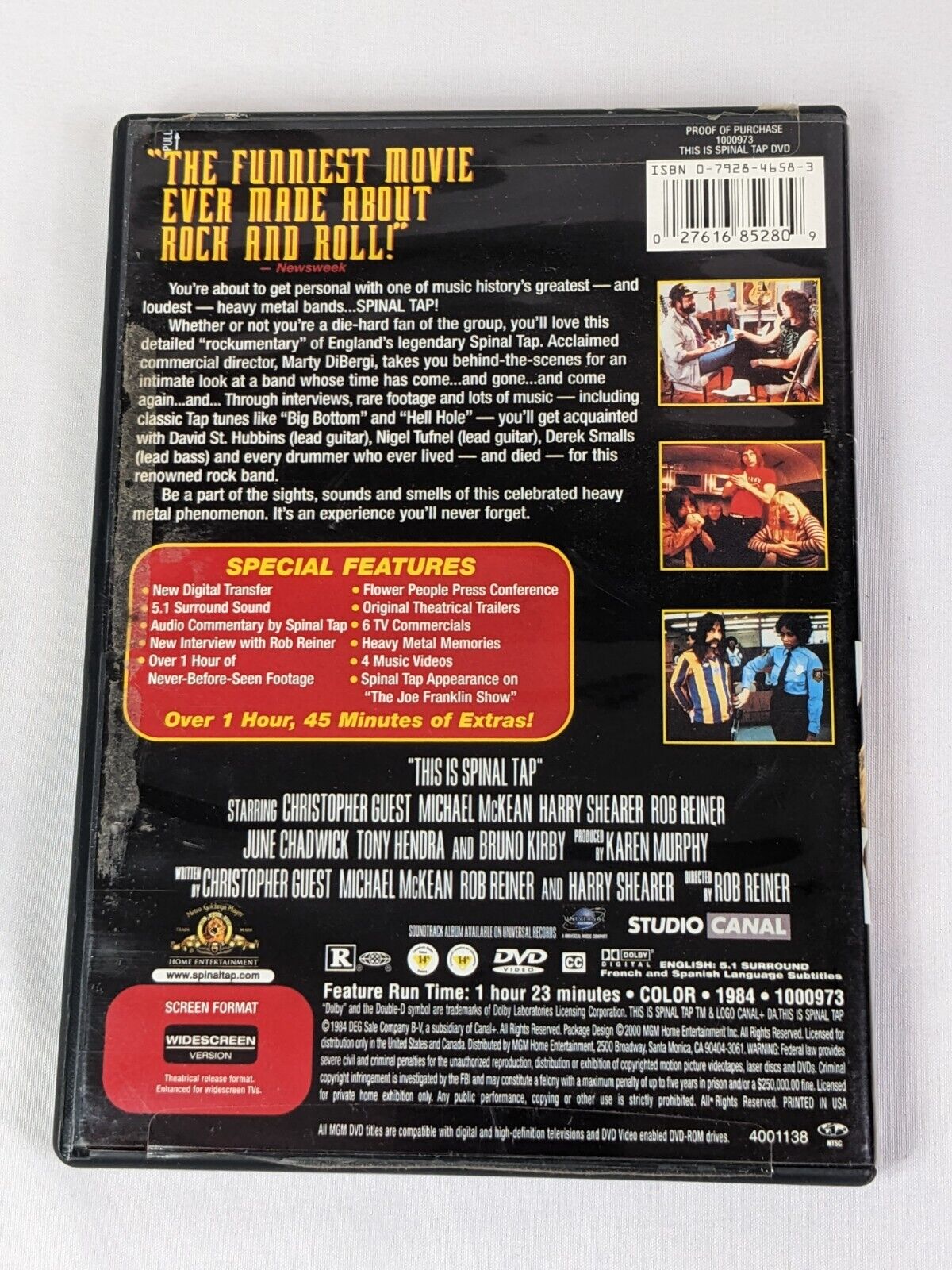 This is Spinal Tap Special Edition DVD Rock and Roll Comedy Movie