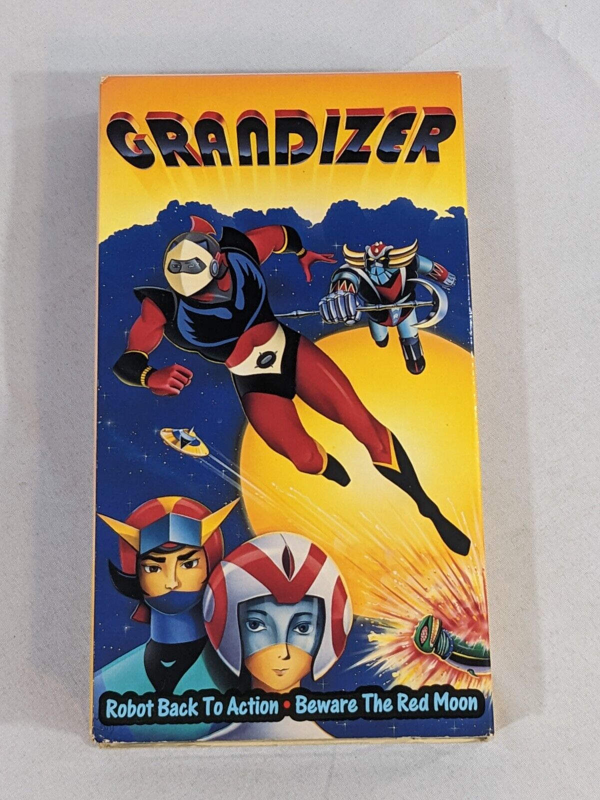 Grandizer Robot Back to Action Beware The Red Moon VHS Tape 6613 Parade Video 19