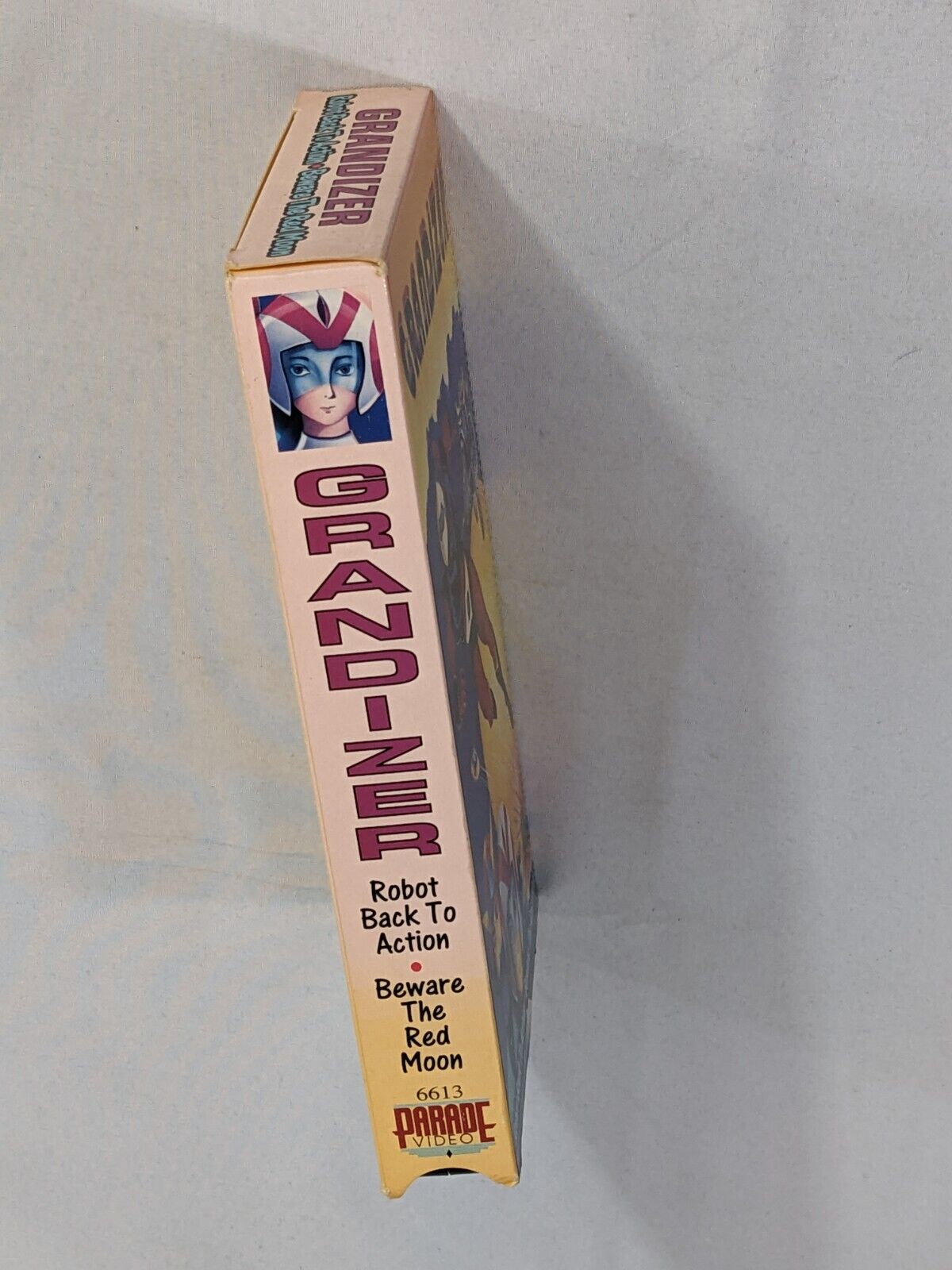 Grandizer Robot Back to Action Beware The Red Moon VHS Tape 6613 Parade Video 19