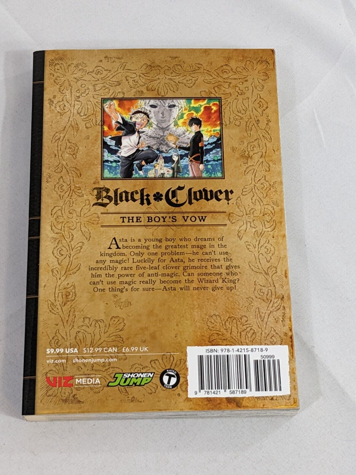 Black Clover The Boy's Vow Vol. 1 Trade Paperback Book English Shonen Jump Manga