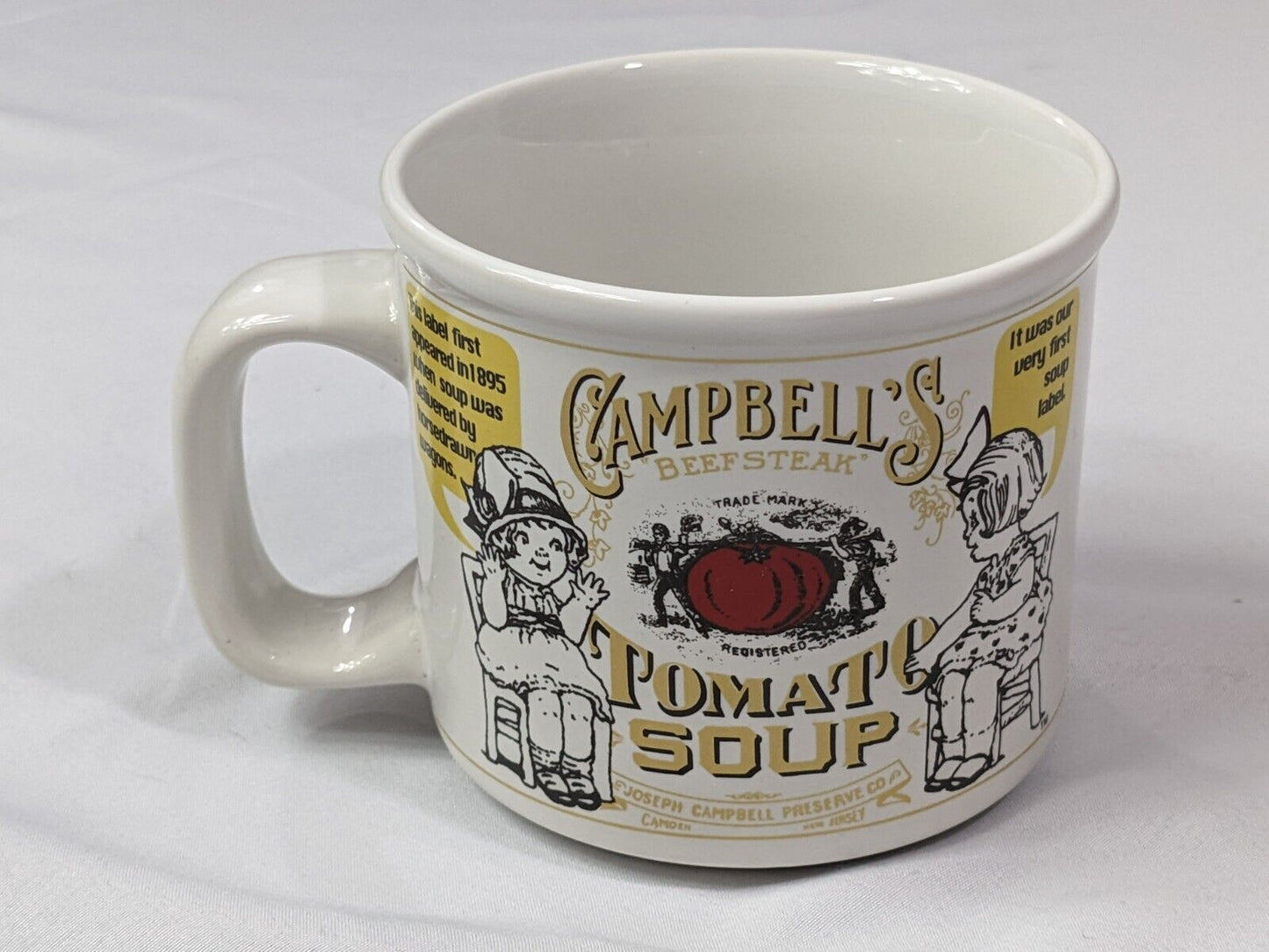 Campbell's Beefsteak Tomato Soup Ceramic Mug 1999 by Westwood