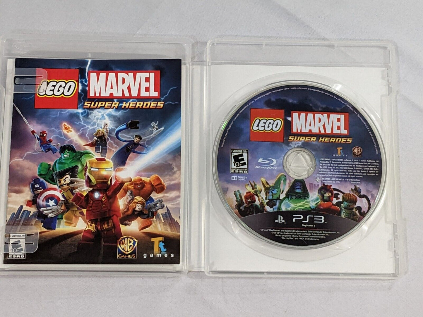 PS3 Lego: Marvel Super Heroes Video Game Disc Playstation 3