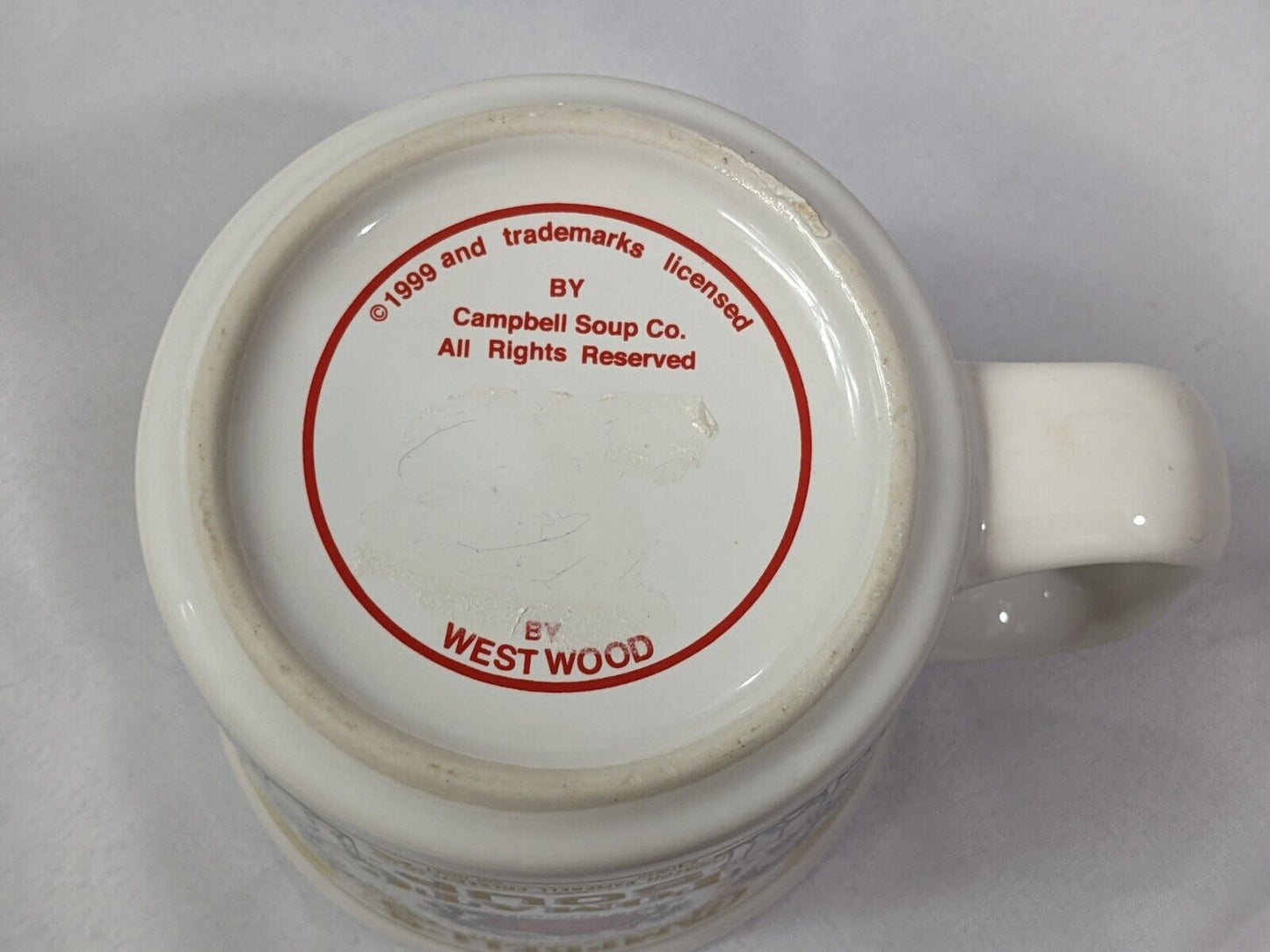 Campbell's Beefsteak Tomato Soup Ceramic Mug 1999 by Westwood