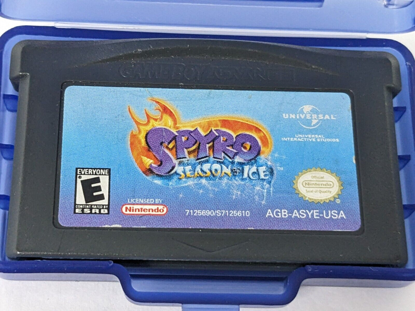 Spyro Season of Ice Nintendo Game Boy Advance Video Game Cartridge w/ Case