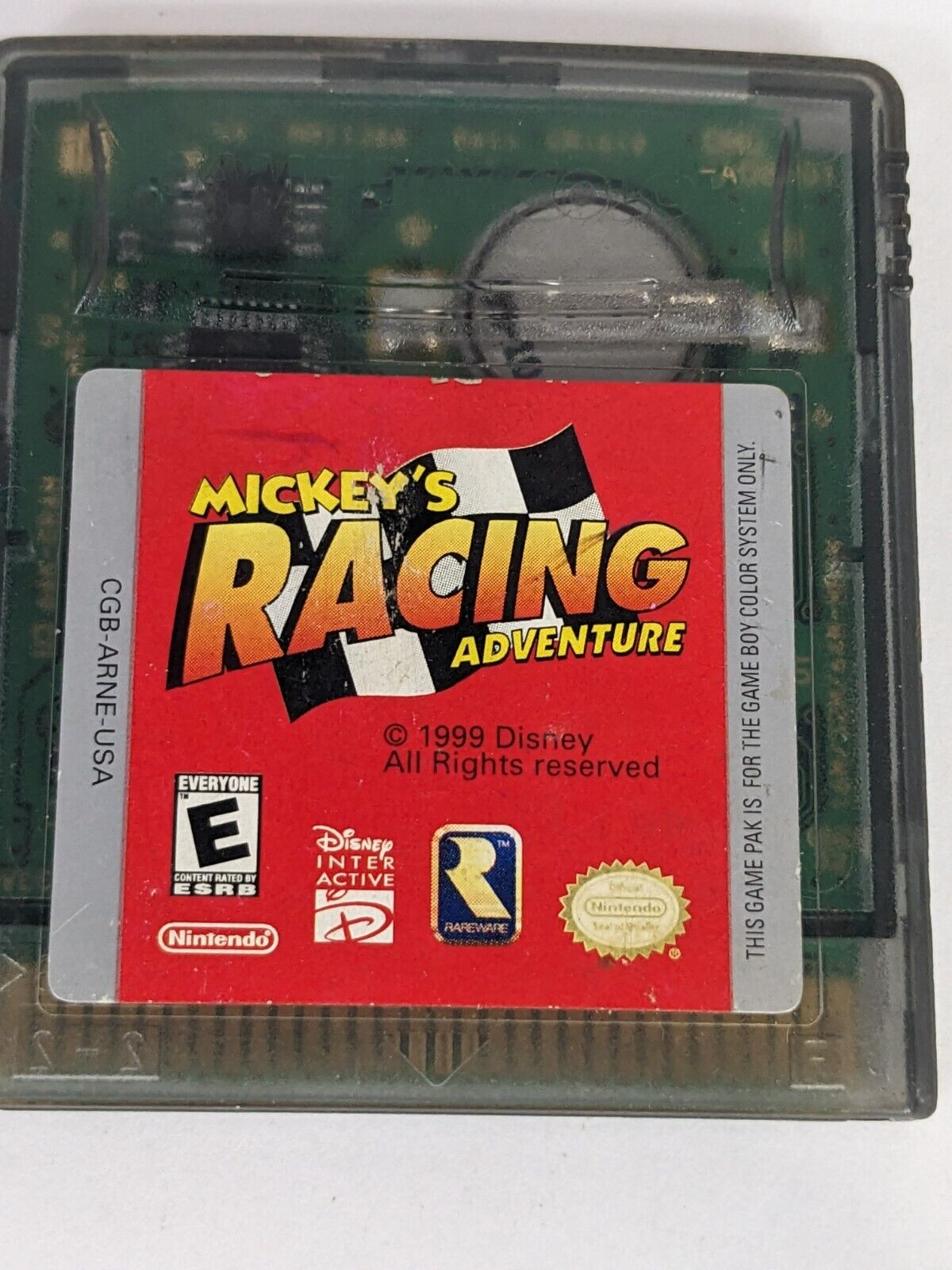 Nintendo Game Boy Color Mickey's Racing Adventure Video Game Cartridge