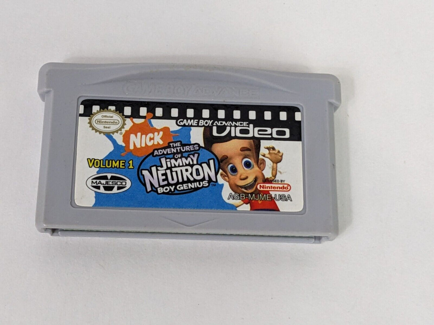 Game Boy Advance Video Nick The Adventures of Jimmy Neutron Boy Genius Volume 1