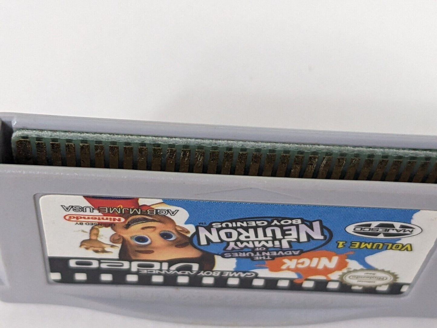 Game Boy Advance Video Nick The Adventures of Jimmy Neutron Boy Genius Volume 1