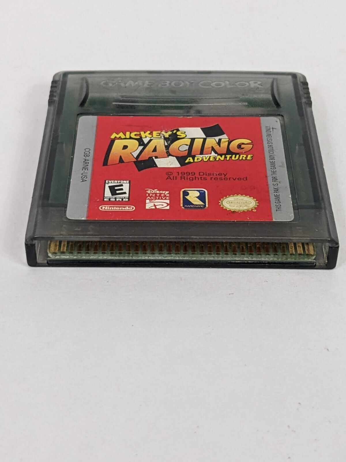 Nintendo Game Boy Color Mickey's Racing Adventure Video Game Cartridge