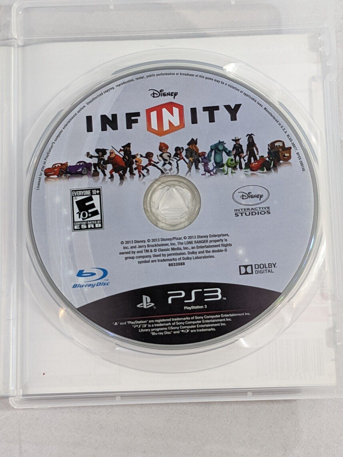 PS3 Disney Infinity Video Game Disc Sony Playstation 3