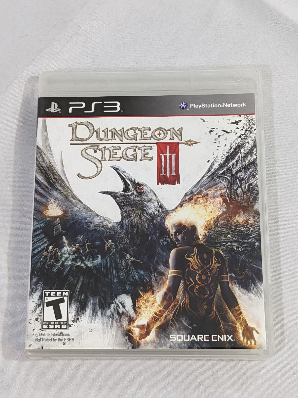 PS3 Dungeon Siege III Sony Playstation 3 Video Game Disc by Square Enix