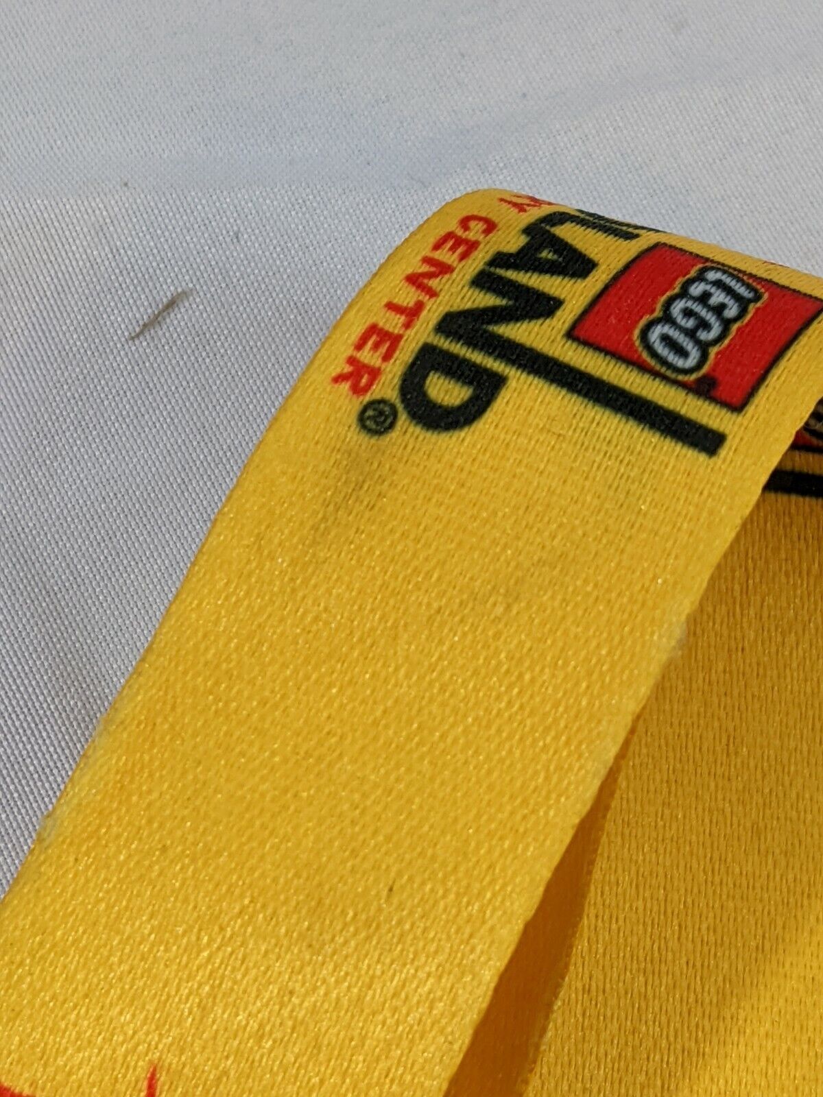 Lego Legoland Discovery Center Lanyard ID Holder with Metal Key Chain Clasp