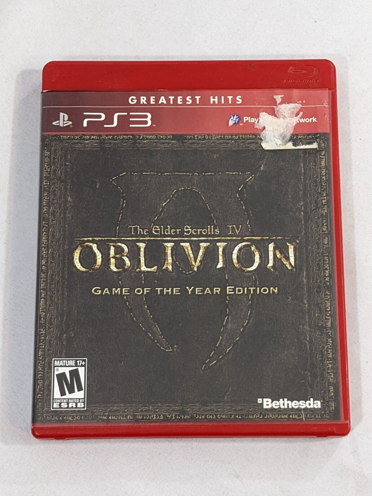 PS3 The Elder Scrolls IV Oblivion Game of the Year Edition Greatest Hits GOTY