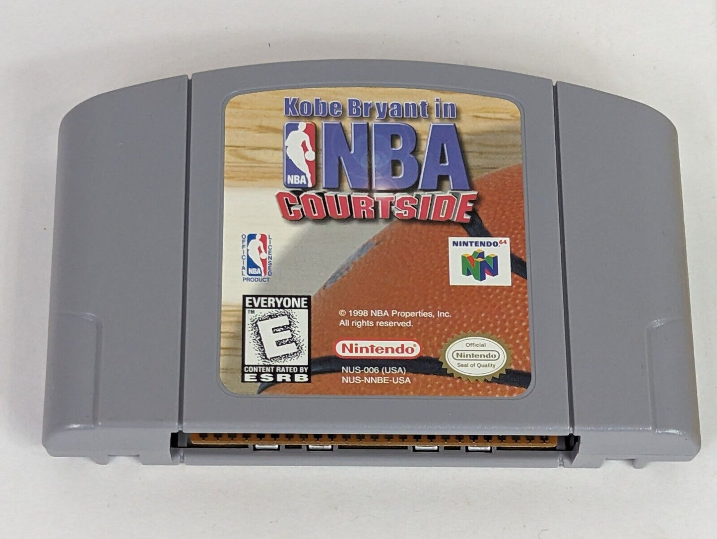 Nintendo 64 Kobe Bryant to NBA Courtside Video Game Pak & Instruction Booklet