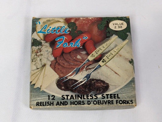 Vintage Little Fork 12 Stainless Steel Relish & Hors D'Oeuvre Special Quality