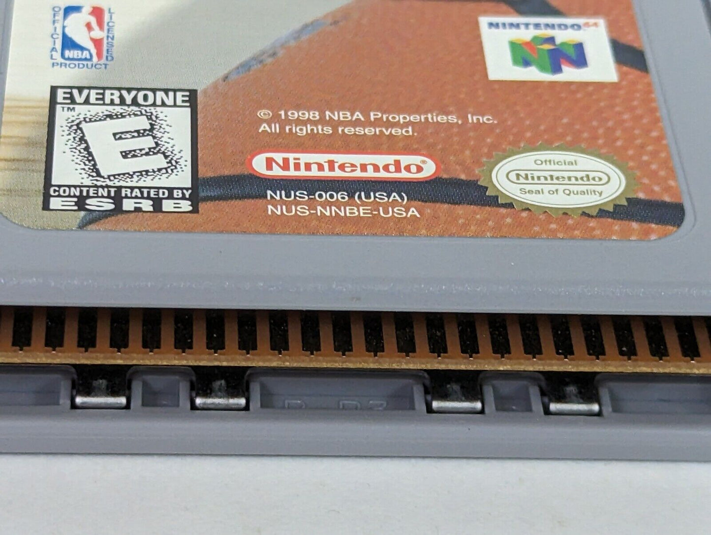 Nintendo 64 Kobe Bryant to NBA Courtside Video Game Pak & Instruction Booklet