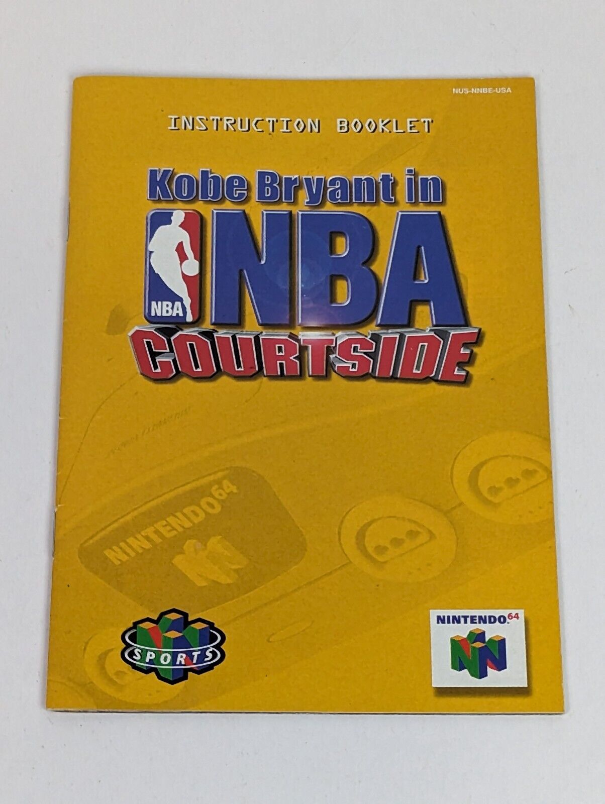 Nintendo 64 Kobe Bryant to NBA Courtside Video Game Pak & Instruction Booklet