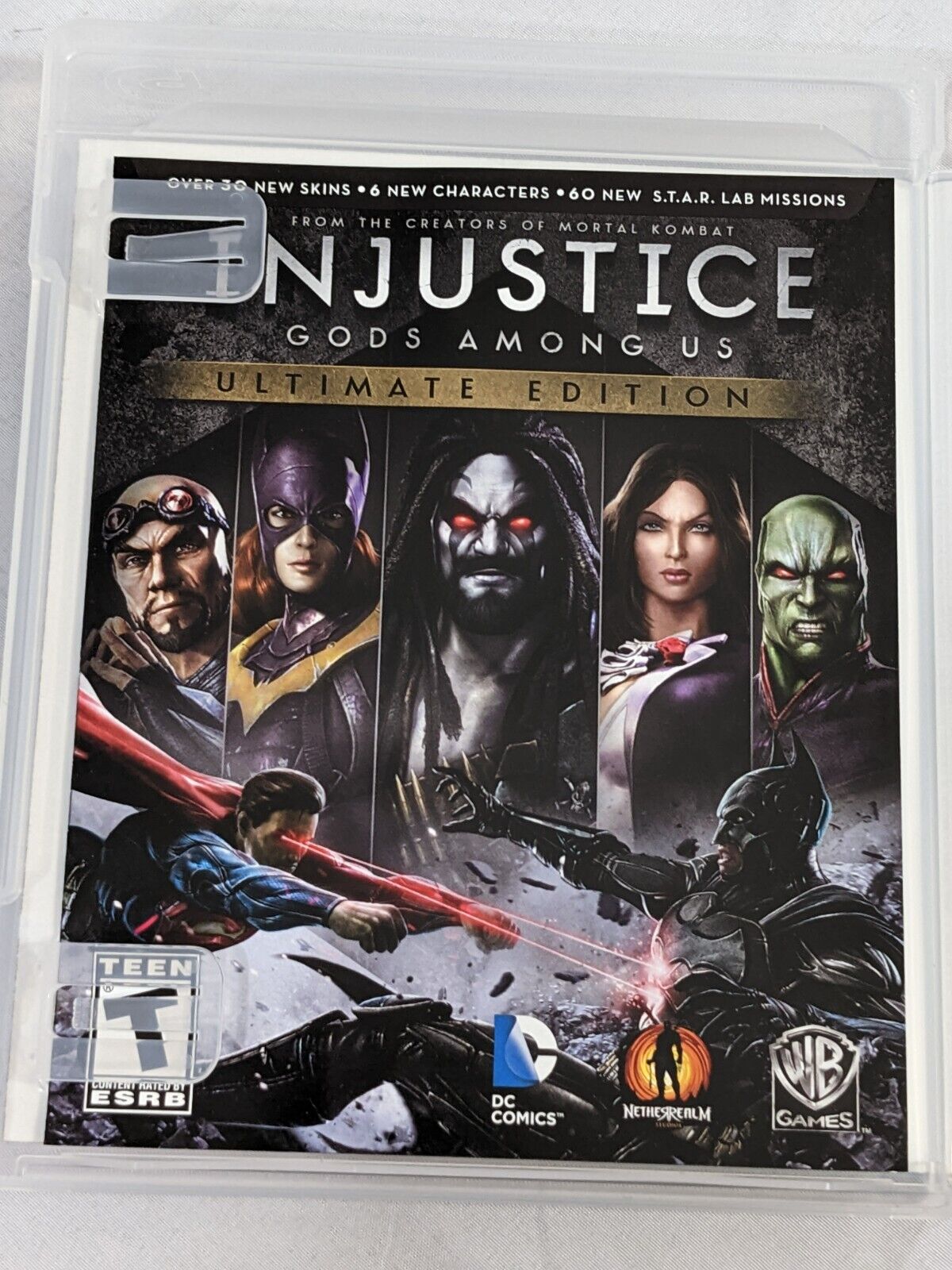 PS3 Injustice Gods Among Us Ultimate Edition Sony Playstation 3 Video Game Disc