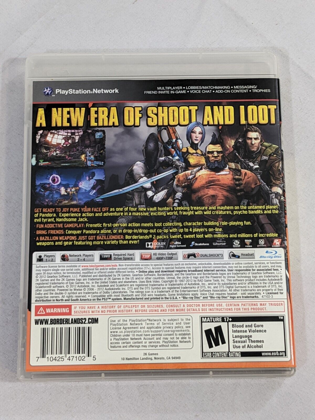 PS3 Borderlands 2 Sony Playstation 3 Video Game Disc by 2K Games – The  Stuffed Garage