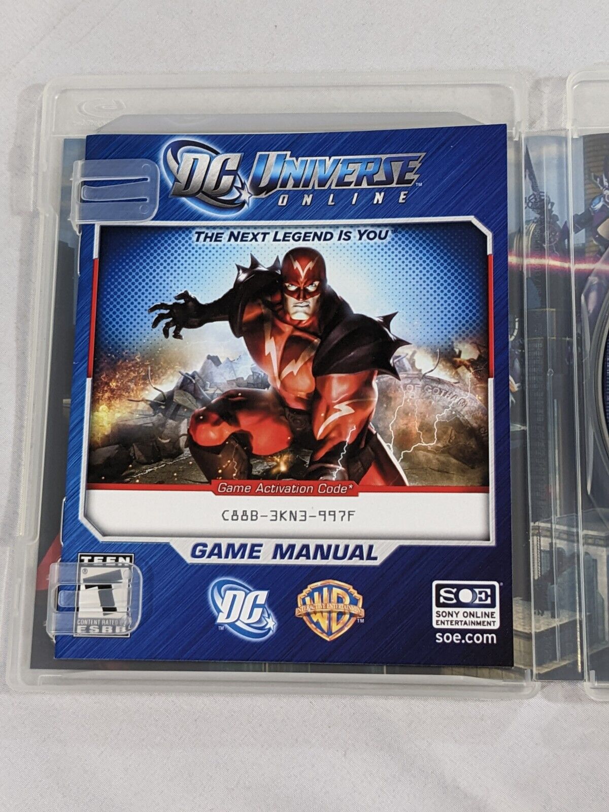 PS3 DC Universe Online The Next Legend Is You Sony Playstation 3 Video Game Disc