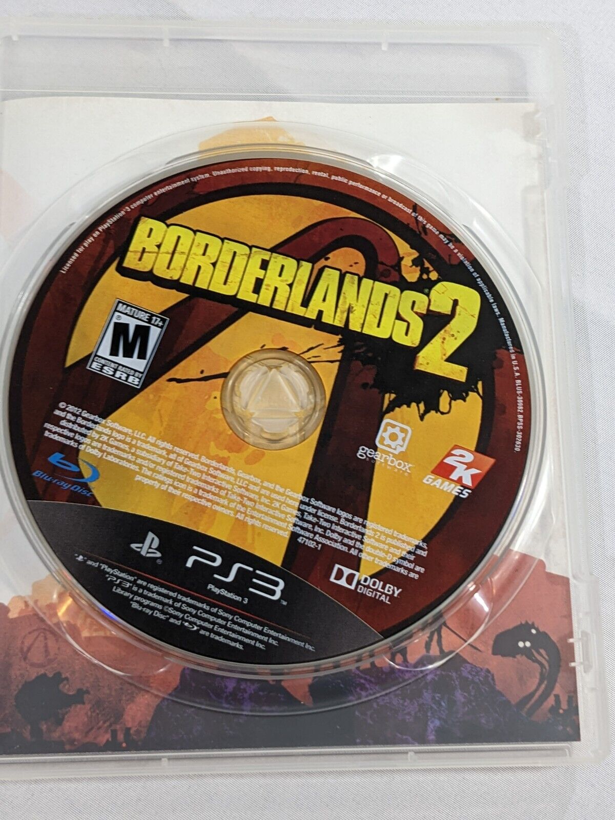 PS3 Borderlands 2 Sony Playstation 3 Video Game Disc by 2K Games