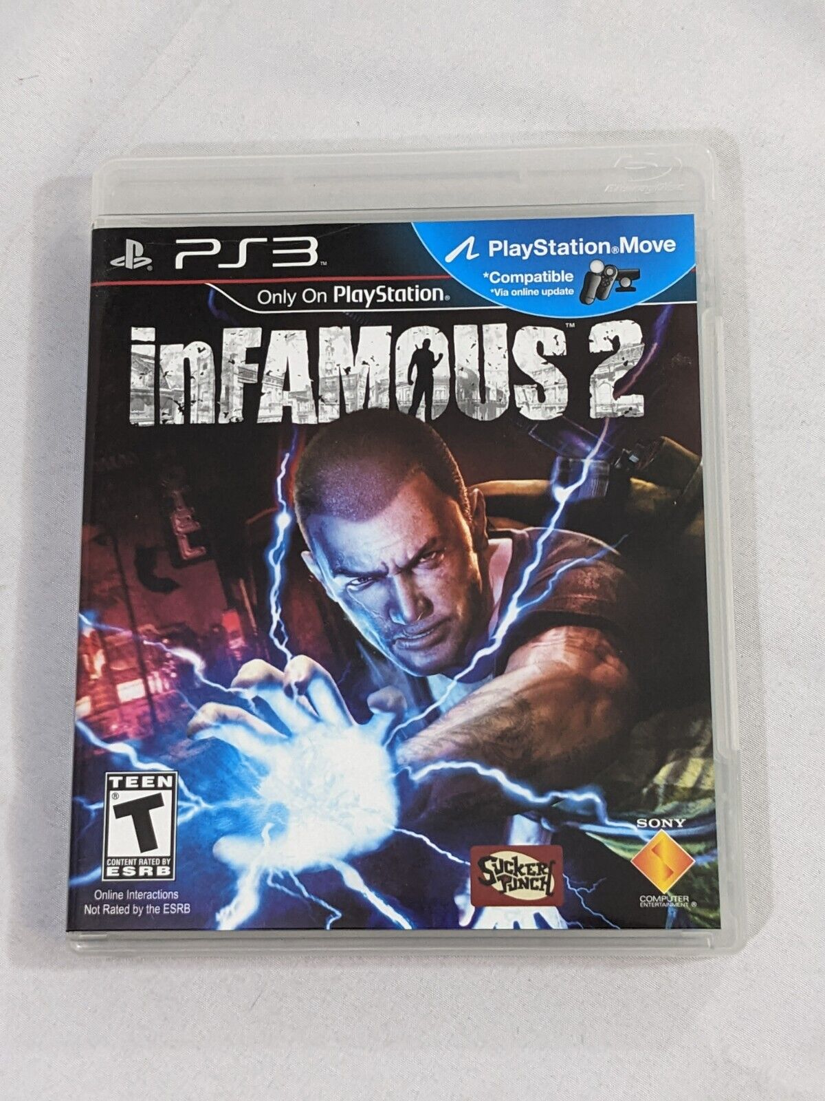 PS3 Infamous 2 Sony Playstation 3 Exclusive Video Game Disc by Sucker Punch