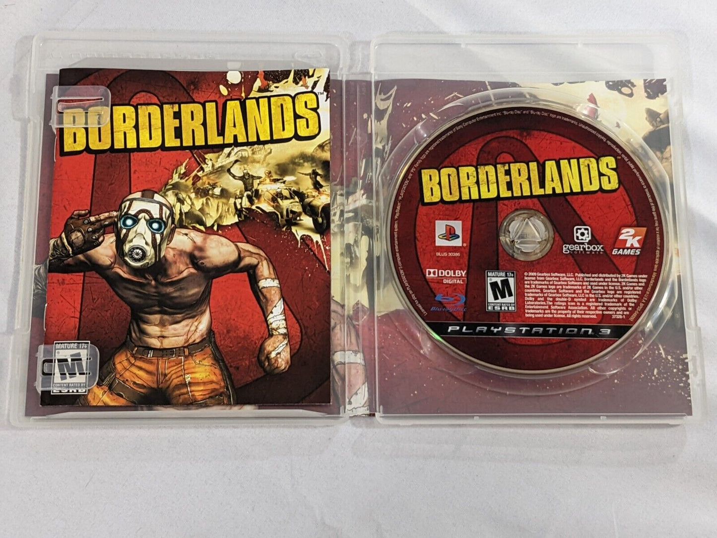 PS3 Borderlands Sony Playstation 3 Video Game Disc by 2K Games