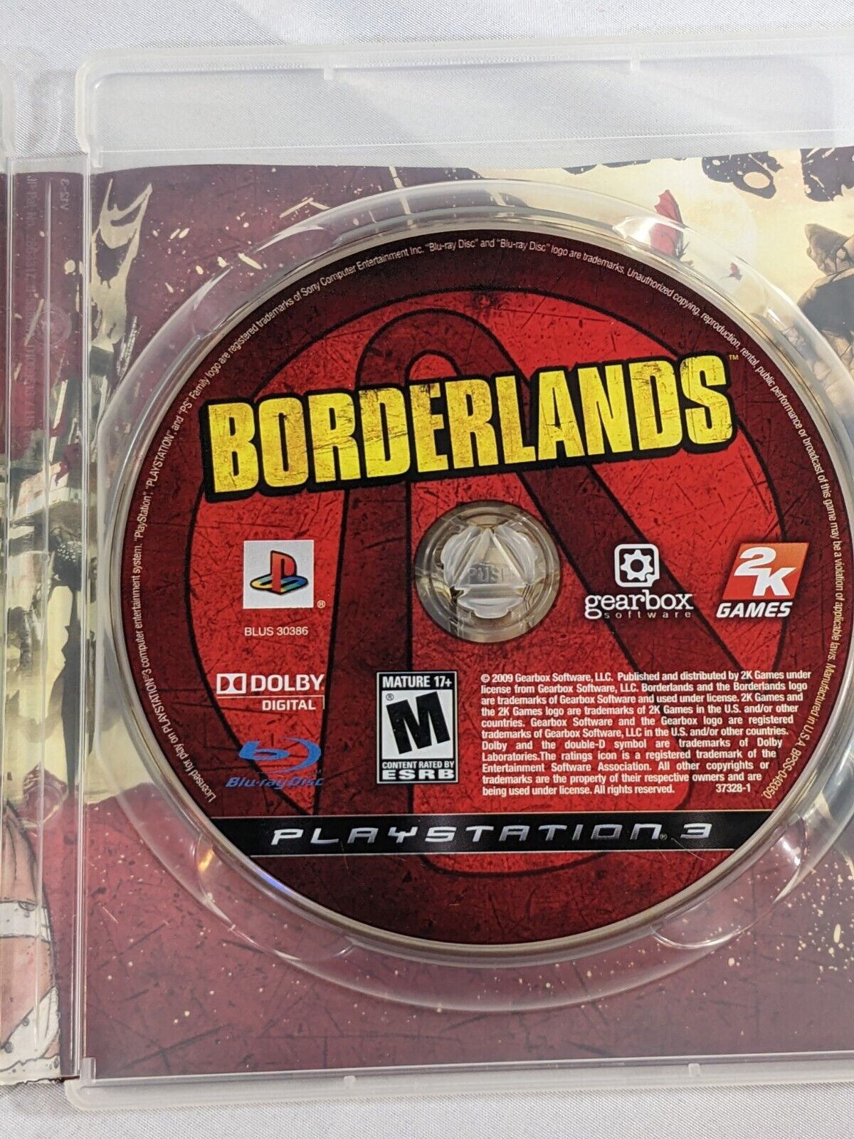 PS3 Borderlands Sony Playstation 3 Video Game Disc by 2K Games