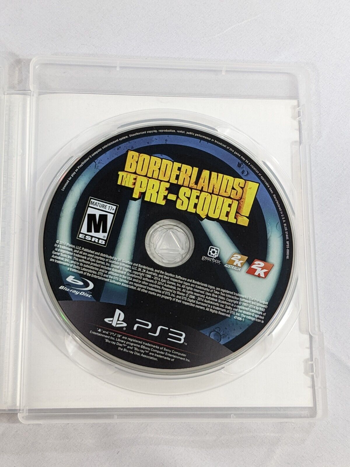 PS3 Borderlands The Pre-Sequel! Sony Playstation 3 Video Game Disc by 2K