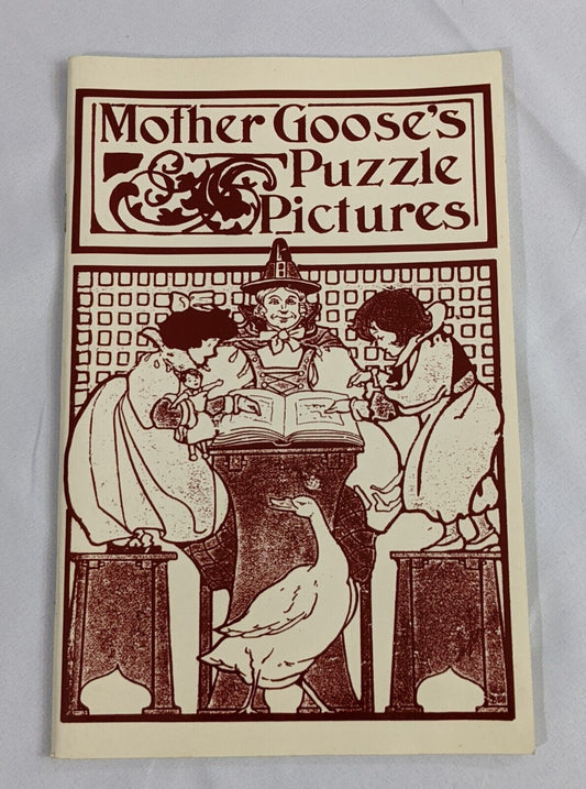 Mother Goose's Picture Puzzles Kids Children Book