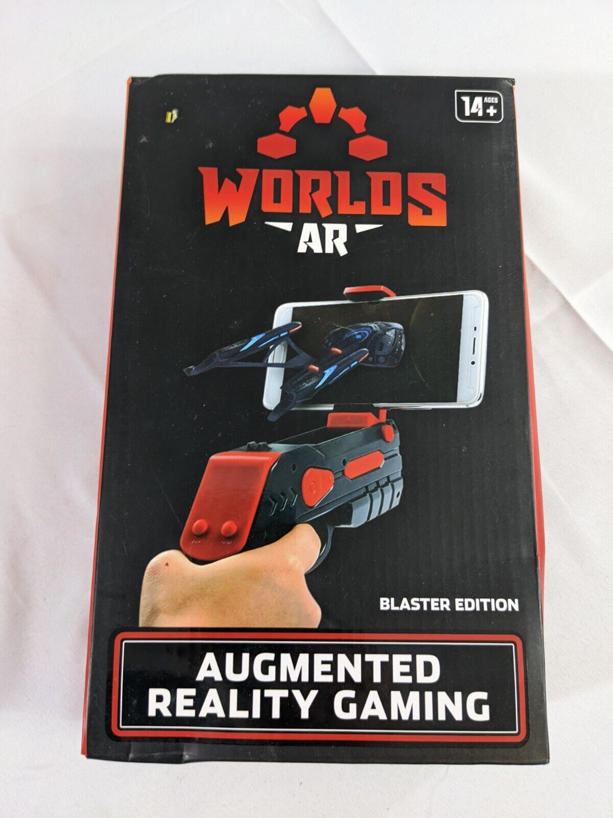 Worlds AR Augmented Reality Gaming Blaster Edition Black Fin