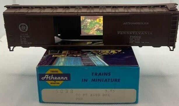 Athearn 50' Auto Box PRB Automobiles Pennsylvania Railroad 74002