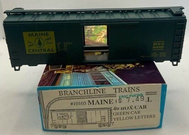 Branchline Trains #10105 Maine Central 40' Box Car Green MEC #6440