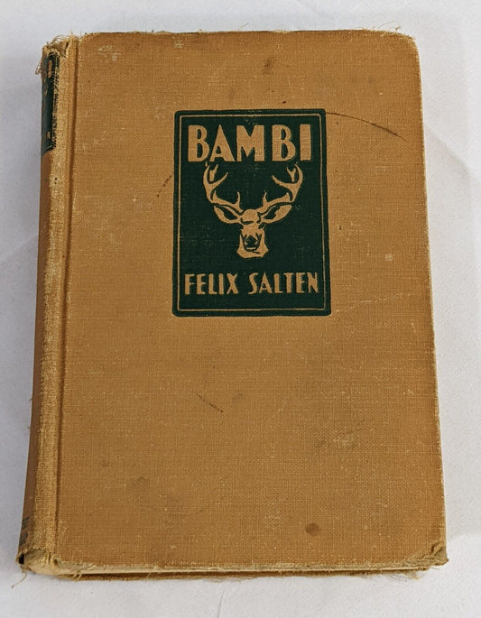 Bambi by Felix Salten Vintage Book Grosset & Dunlap 1929 by Simon & Schuster Inc