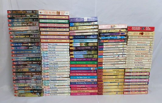 Lot of 123 Harlequin Romance Novel Books Various Paperback Vintage