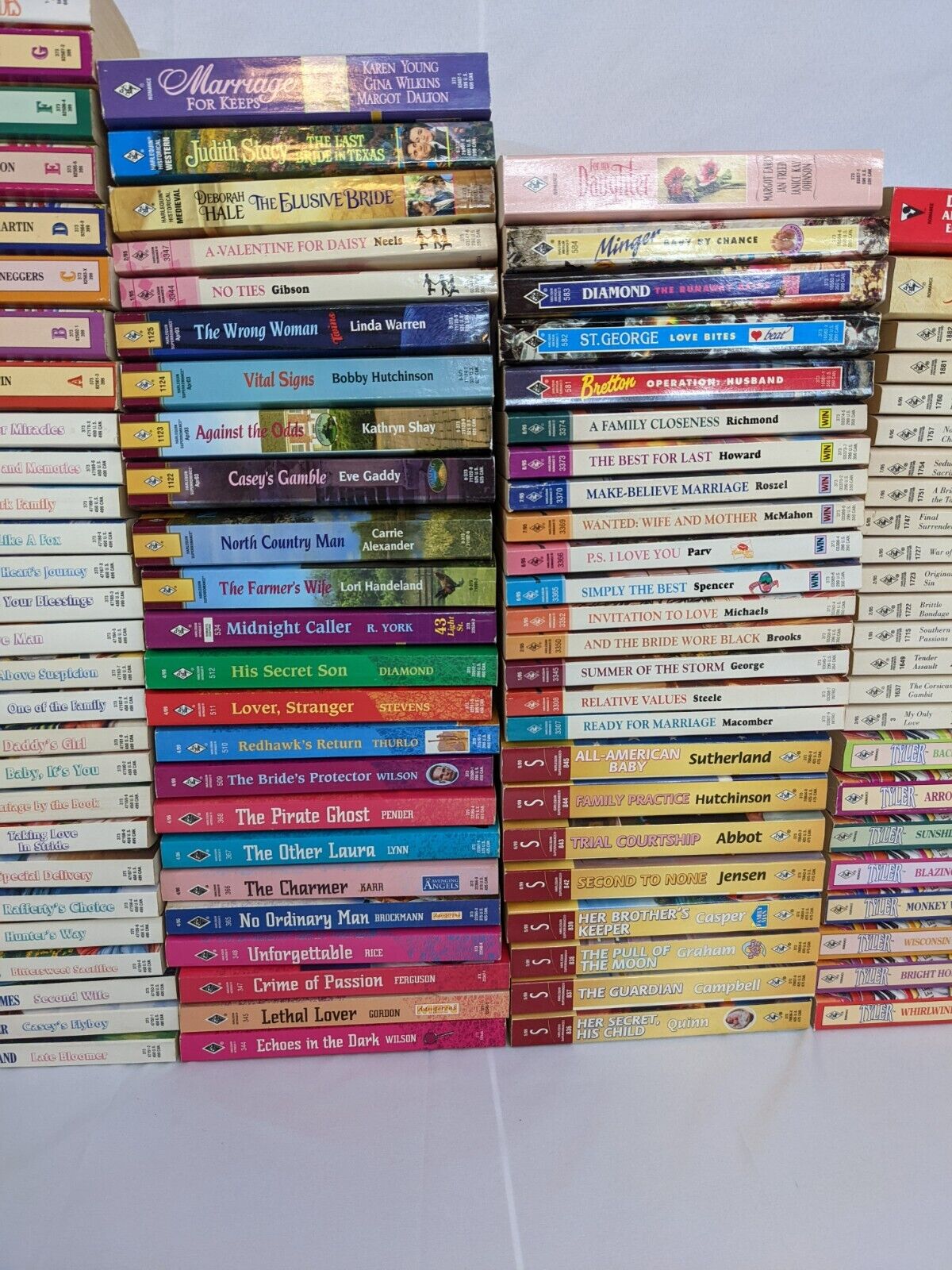 Lot of 123 Harlequin Romance Novel Books Various Paperback Vintage