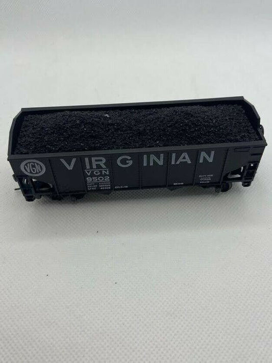 Athearn 5446 Virginia 35' Ribbed Side Hopper VGN #9502 Black