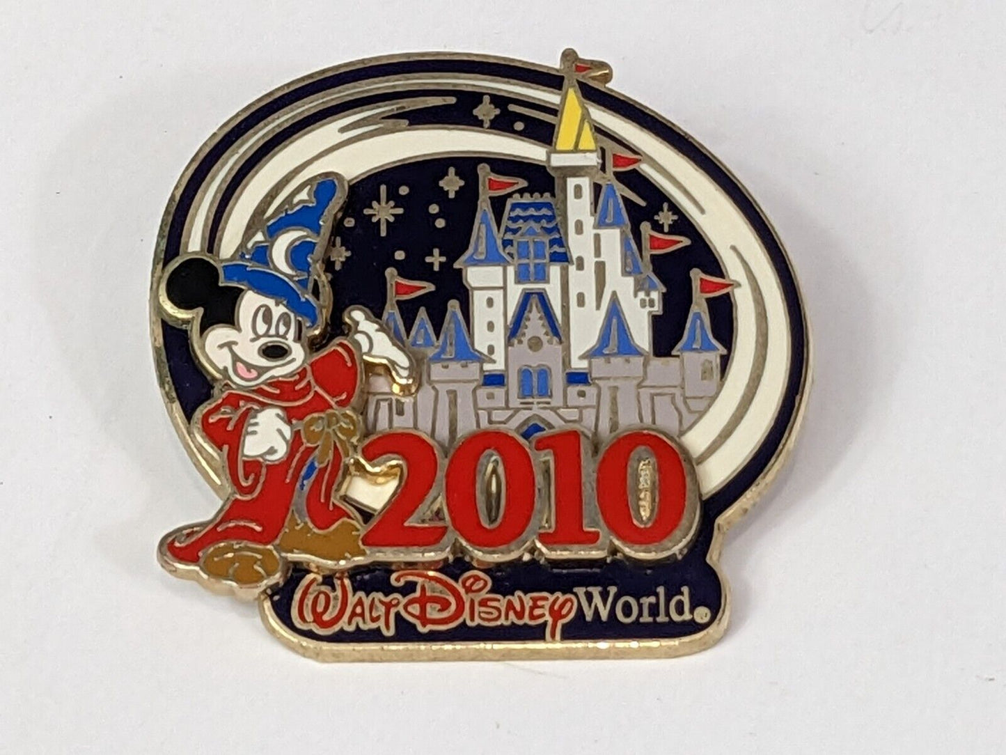 Walt Disney World 2010 Authentic Official Pin Trading Mickey Mouse Wizard Castle