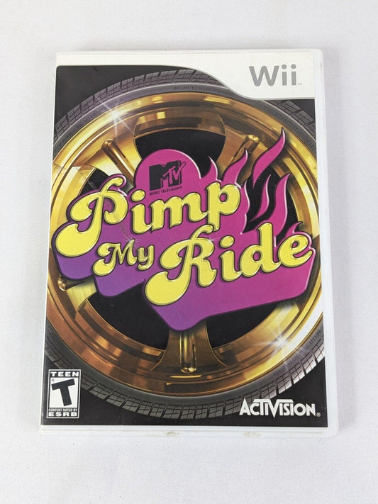 Nintendo Wii MTV Pimp My Ride Video Game CASE ONLY! NO GAME!