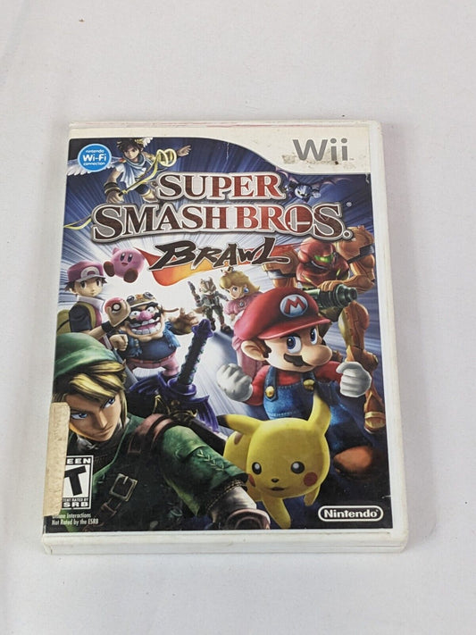 Nintendo Wii Super Smash Bros. Brawl Video Game CASE ONLY! NO GAME!