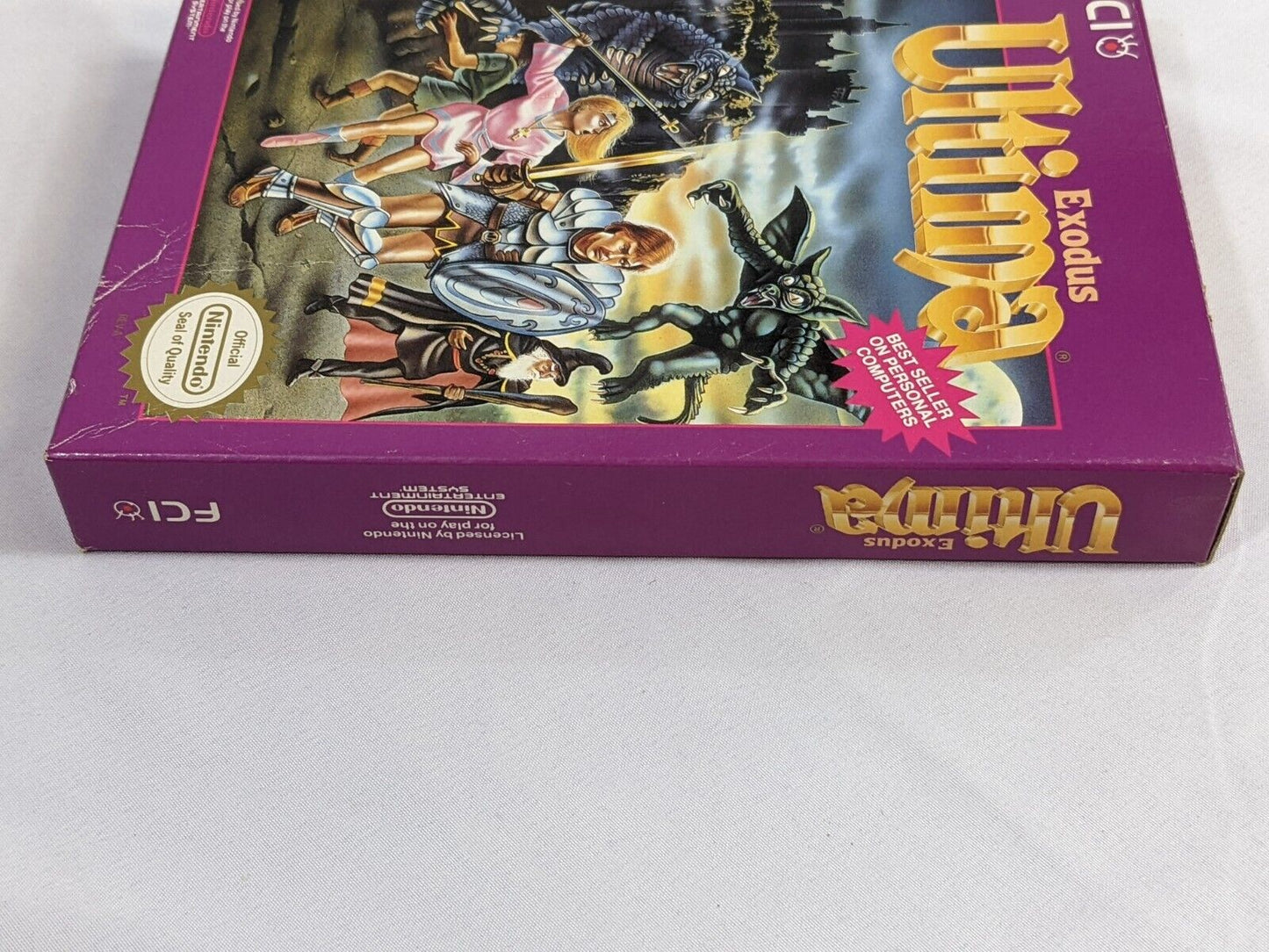 Nintendo NES Ultima Exodus Role Playing Fantasy Game BOX ONLY!