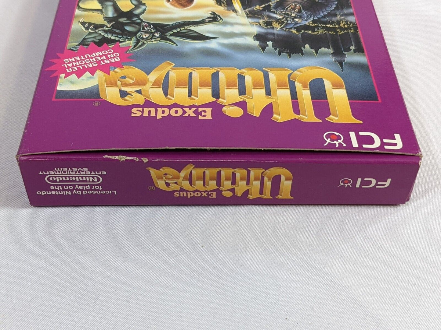 Nintendo NES Ultima Exodus Role Playing Fantasy Game BOX ONLY!