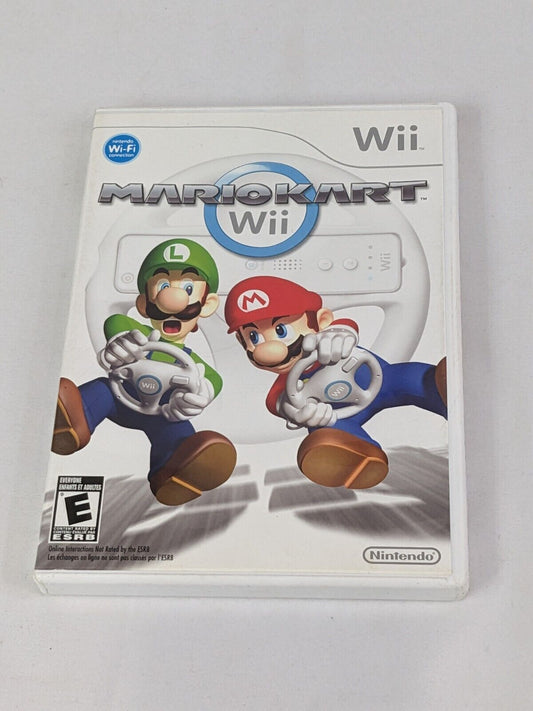 Nintendo Wii Mario Kart Wii Video Game CASE & INSTRUCTION BOOKLET ONLY! NO GAME!