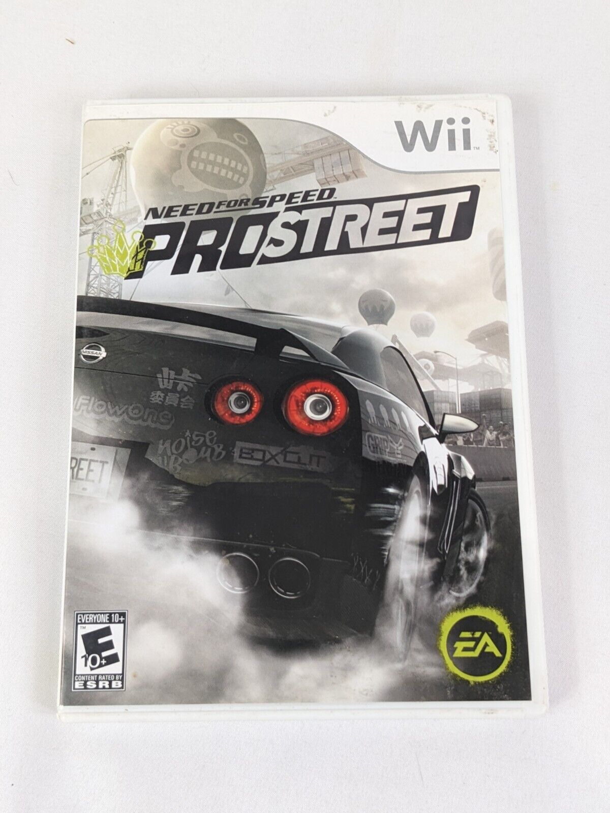 Nintendo Wii Need for Speed Pro Street Video Game CASE & BOOKLET ONLY! NO GAME!